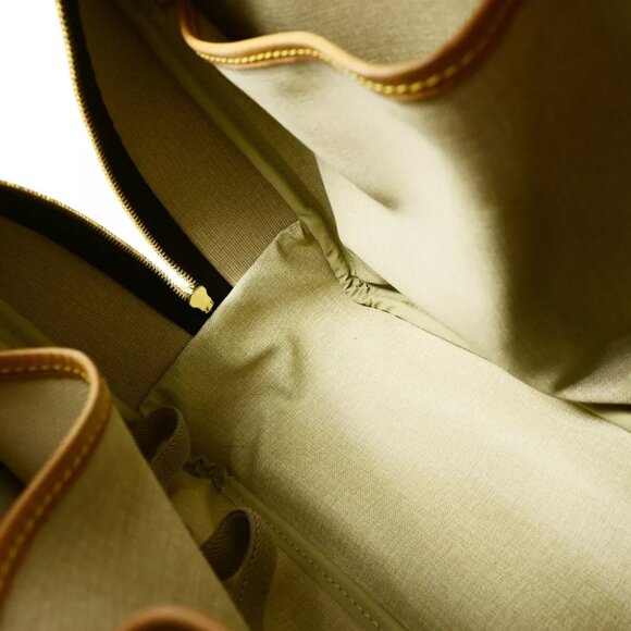 LOUIS VUITTON LV Logo Deauville Hand Bag Monogram Leather Brown M47270 75EB357 - Picture 4 of 16